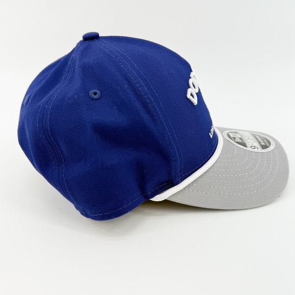 New Era Los Angeles Dodgers 9FORTY Adjustable A-Frame Baseball Cap Blue Gray NWT - Picture 7 of 13